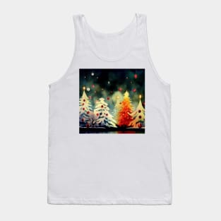 Christmas Trees with Ornaments Tank Top